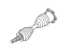 Mopar V8022691AA Shaft Axle Half