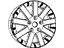 Mopar 1BD60XZAAE Wheel, Alloy