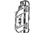 Mopar 4865462AC Hinge Front Door