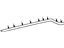 Mopar 55360341AB Seal Hood
