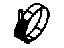Mopar 55056561AB Outlet Duct Clamp, Outer