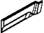 Mopar 5182578AA Molding Rear Door