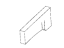 Mopar 68438740AA Silencer Fender Side Right Side Only, Quantity 1