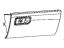 Mopar 5YN621C1AI Glove Box Instrument Panel, Front