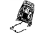 Mopar 68104427AA Seat Back Frame, Front Passenger Side