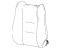 Mopar 6QU16HL1AB Seat Back Cover, Beige, Front Passenger Side