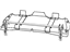 Mopar 68021465AA Seat Frame, Rear Lower