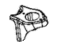 Mopar 68456208AA Front Mount Bracket, Passenger Side