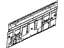 Mopar 55112094AA Reinforcement Cab Back