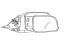 Mopar MB551033 Mirror