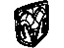 Mopar 5191814AA Emblem, Rear