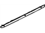 Mopar UA98ABEAB Molding Rear Door