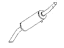 Mopar 4809152 Muffler W/Tpipe