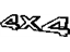 Mopar 55157214AA Nameplate, Rear