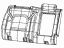 Mopar 6RE72BD3AF Seat Back Cover, Beige/Black, Rear Passenger Side