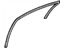 Mopar 4574033AJ Run Weatherstrip, Front Upper Driver Side