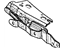 Mopar 5104917AA Hinge, Rear Driver Side