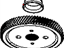 Mopar 68021259AB Output Gear 74 Tooth Includes Bearing Cone