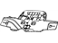 Mopar 68078113AC Retainer Overhead Console Includes 1 Clip And 1 Screw