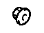 Mopar MB906064 Fan Nut