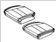 Mopar 5YE05DX9AA Cover Rear Seat Cushion 3RD Row