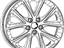 Mopar 1XC17JXYAA Wheel, Alloy