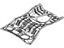 Mopar 5160068AA Access Cover, Rear Passenger Side