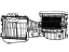 Mopar 68232367AA Housing A/C And Heater: Doors, Upper & Lower Housing