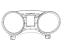Mopar 68310781AA Cluster Instrument Panel