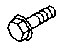 Mopar 68001532AA Bolt Hexagon Head M12X1.5X35