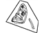 Mopar 4878810AB Tail Lamp Pocket, Rear Passenger Side
