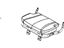 Mopar 5183671AA Cushion Frame, Rear