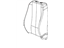 Mopar 5LE58HL5AA Cover Front Seat Back