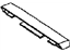 Mopar SD741D5AB Hinge Cover, Medium Gray