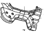 Mopar 68149798AC Bracket Engine Mount Rear, Driver Side
