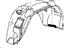 Mopar 55396463AA Liner Fender Side