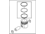 Mopar 68210137AA Piston Pin And Rings Std