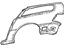 Mopar 5018520AB Side Panel, Rear Passenger Side