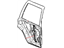 Mopar 55363284AB Regulator Rear Door Window
