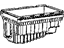 Mopar 53032878AA Air Cleaner Body, Lower