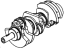 Mopar 68253313AA Crankshaft Engine