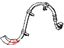 Mopar 52013819AG Hose Brake Left Front With Junction Block