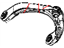Mopar 52855100AF Upper Control Arm, Front