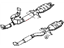 Mopar MN135516 Catalytic Converter, Front
