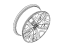 Mopar 6VP81LAUAA Wheel Aluminum