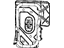 Mopar 68001888AA Seat Back Panel, Rear Passenger Side