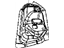 Mopar 5065146AE Tail Lamp Pocket, Rear Passenger Side