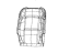 Mopar 6WQ76LA3AD Cover Front Seat Back