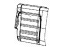 Mopar 6CB88NX8AA Cover Rear Seat Back