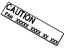 Mopar 4592114 Warning Label